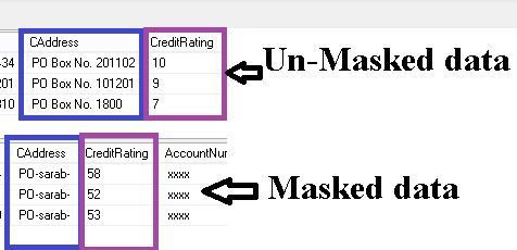Configure Dynamic Data Masking using T-SQL
