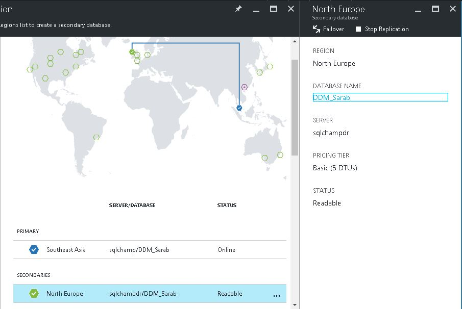 Active Geo Replication Failover